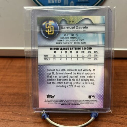 Cheap Sneaks Footwear/Sports Cards Samuel Zavala 2023 Bowman Platinum Prospect Card #Top-14 San Diego Pad