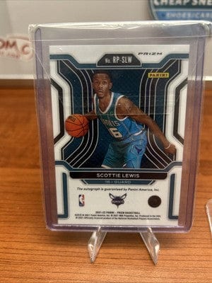 Cheap Sneaks Footwear/Sports Cards Scottie Lewis 2021-22 Panini Prizm #RP-SLW Rookie Penmanship Prizms Si