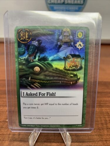 Cheap Sneaks Footwear/Sports Cards Series 1 Zatch Bell Holo Card E-026 I Asked For Fish 1st Edition Super