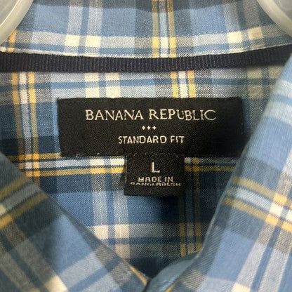 Cheap Sneaks Footwear/Sports Cards Shirts Men (2) Banana Republic (L) Men’s Button Down Shirts Standard Fit