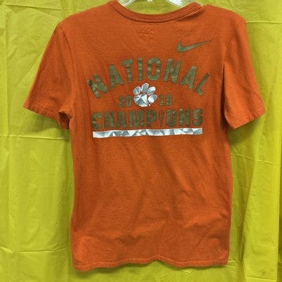 Cheap Sneaks Footwear/Sports Cards Shirts Men Clemson Tigers 3 T-Shirt Lot Nike Adlt (S) 16 NChamp, UA Adult (S),Gen