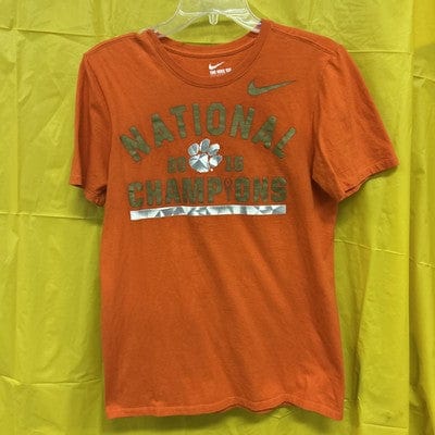 Cheap Sneaks Footwear/Sports Cards Shirts Men Clemson Tigers 3 T-Shirt Lot Nike Adlt (S) 16 NChamp, UA Adult (S),Gen
