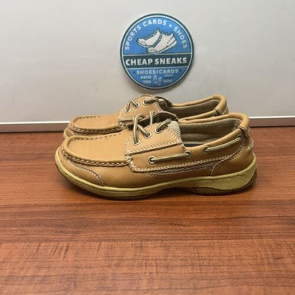Cheap Sneaks Footwear/Sports Cards Shoes Kids Highland Creek Bodega Size 4 Med. Brown Boat Shoes/Loafers ***read
