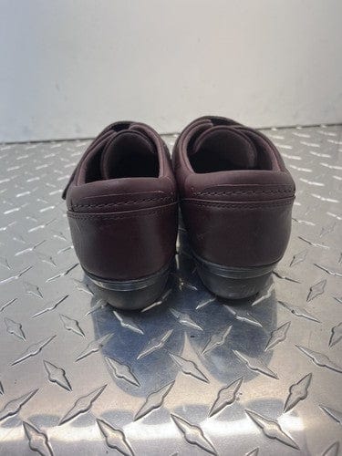 Cheap Sneaks Footwear/Sports Cards Shoes Women Clark’s Collection Hook And Loop Women’s Size 6.5 Burgundy Leather