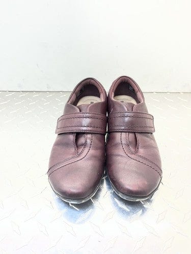 Cheap Sneaks Footwear/Sports Cards Shoes Women Clark’s Collection Hook And Loop Women’s Size 6.5 Burgundy Leather