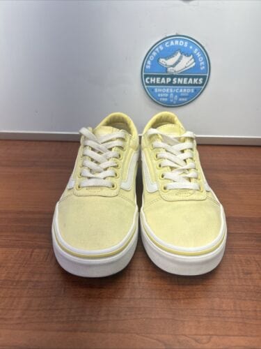Cheap Sneaks Footwear/Sports Cards Skateboarding Shoes Vans Old School Yellow Women’s Size 6.5 (Nice) 500714
