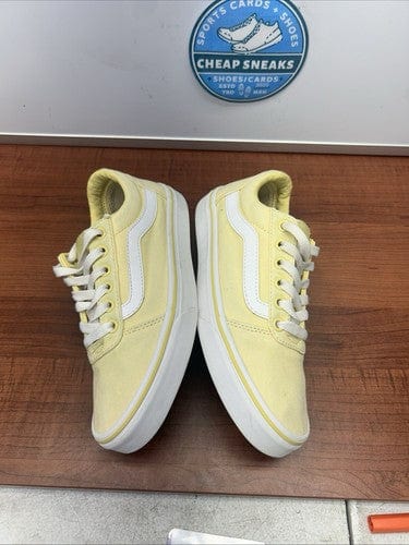 Cheap Sneaks Footwear/Sports Cards Skateboarding Shoes Vans Old School Yellow Women’s Size 6.5 (Nice) 500714