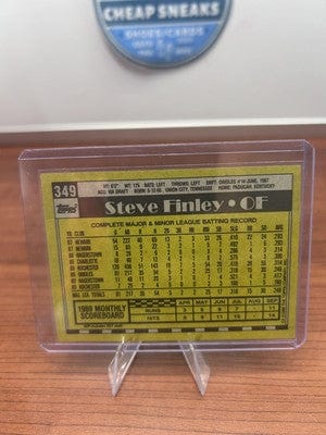 Cheap Sneaks Footwear/Sports Cards Steve Finley 1990 Topps #349 Baltimore Orioles