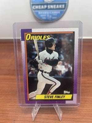 Cheap Sneaks Footwear/Sports Cards Steve Finley 1990 Topps #349 Baltimore Orioles
