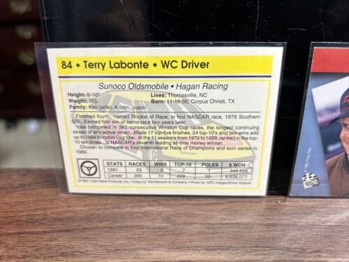 Cheap Sneaks Footwear/Sports Cards Terry Labonte Lot(5) Texas Tornado NASCAR Cards  Hendrick #5 Chevy Ear