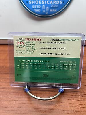 Cheap Sneaks Footwear/Sports Cards Trea Turner 2023 Topps Chrome Platinum Anniversary #315 Philadelphia P