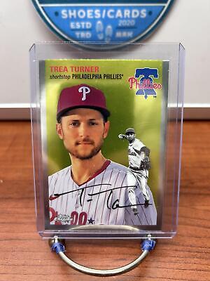 Cheap Sneaks Footwear/Sports Cards Trea Turner 2023 Topps Chrome Platinum Anniversary #315 Philadelphia P
