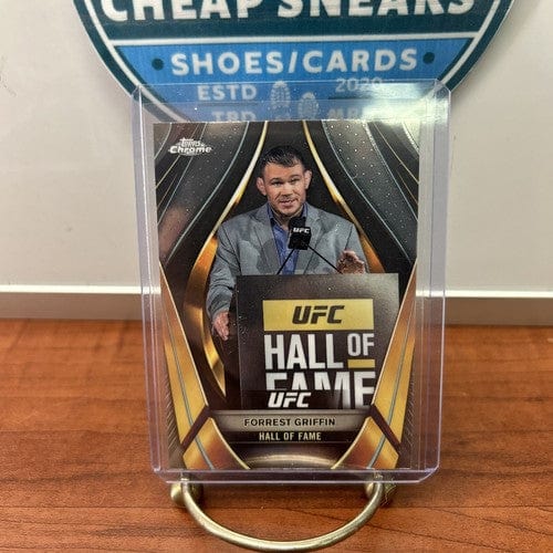 Cheap Sneaks Footwear/Sports Cards UFC Card 2024 Topps Chrome UFC Hall of Fame Forrest Griffin #EMB-9