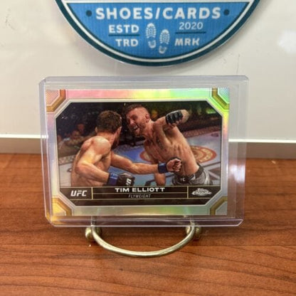Cheap Sneaks Footwear/Sports Cards UFC Card 2024 Topps Chrome UFC Tim Elliott Silver Refractor #185