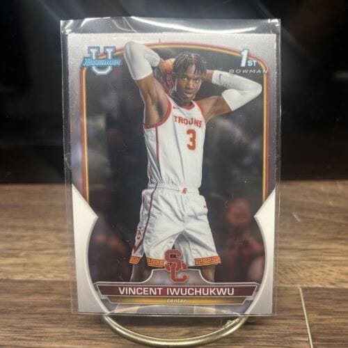 Cheap Sneaks Footwear/Sports Cards Vincent Iwuchukwu 2022-23 Bowman Chrome University 1st #92 USC Trojans