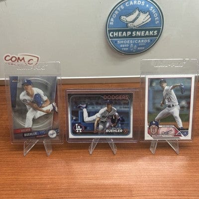 Cheap Sneaks Footwear/Sports Cards Walker Buehler 2019 Topps Finest Refractor #7,  23 Topps #391, 24 Topp