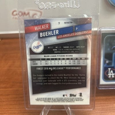 Cheap Sneaks Footwear/Sports Cards Walker Buehler 2019 Topps Finest Refractor #7,  23 Topps #391, 24 Topp
