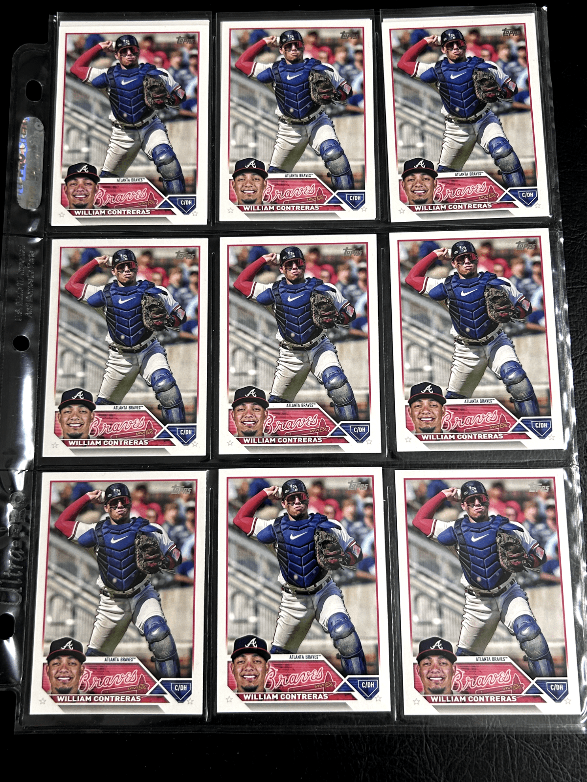 Cheap Sneaks Footwear/Sports Cards William Contreras 2023 Topps Series 1 #68 X9 Atlanta Braves Lots Topps, Topps Chrome, Bowman Chrome 2000-2024 10+ V