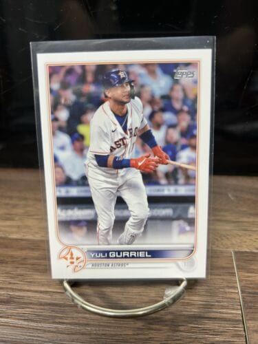 Cheap Sneaks Footwear/Sports Cards Yuli Gurriel 2022 Topps Series 2 Baseball # 538 Houston Astros