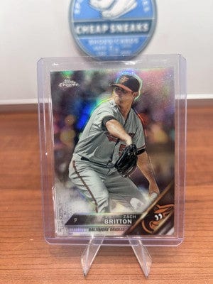 Cheap Sneaks Footwear/Sports Cards Zach Britton 2016 Topps Chrome Refractor #155 Baltimore Orioles
