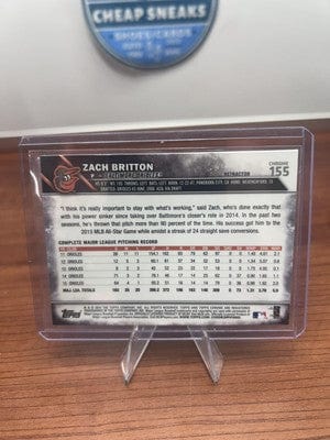 Cheap Sneaks Footwear/Sports Cards Zach Britton 2016 Topps Chrome Refractor #155 Baltimore Orioles