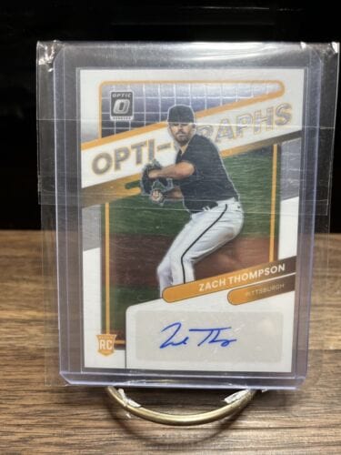 Cheap Sneaks Footwear/Sports Cards ZACH THOMPSON 2022 Panini Donruss Optic Opti-Graphs Rookie Auto #OG-ZT