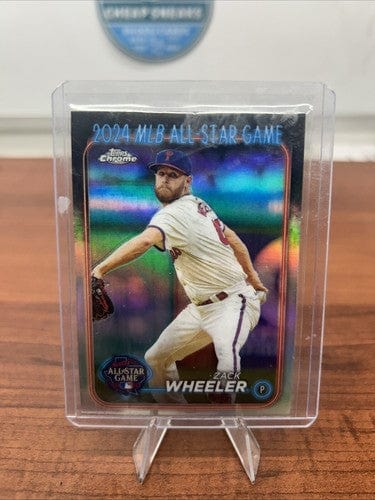 Cheap Sneaks Footwear/Sports Cards Zack Wheeler 2024 Topps Chrome Update All Star Game Refractor Phillies