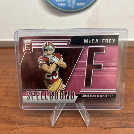 CHRISTIAN MCCAFFREY 2024 Donruss Elite Pink Spellbound “F” #16 CMC