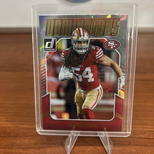 2024 Donruss Dominators #31 Fred Warner San Francisco 49ers