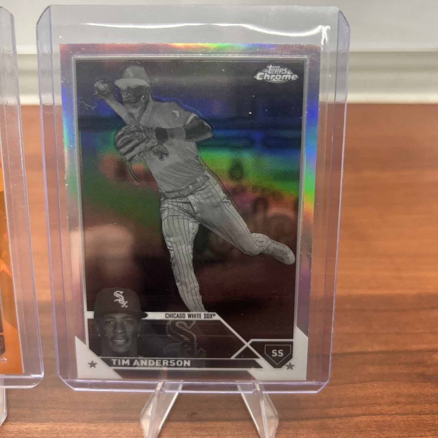 Tim Anderson 2023 Topps Chrome  Negative Refractor #211 White Sox