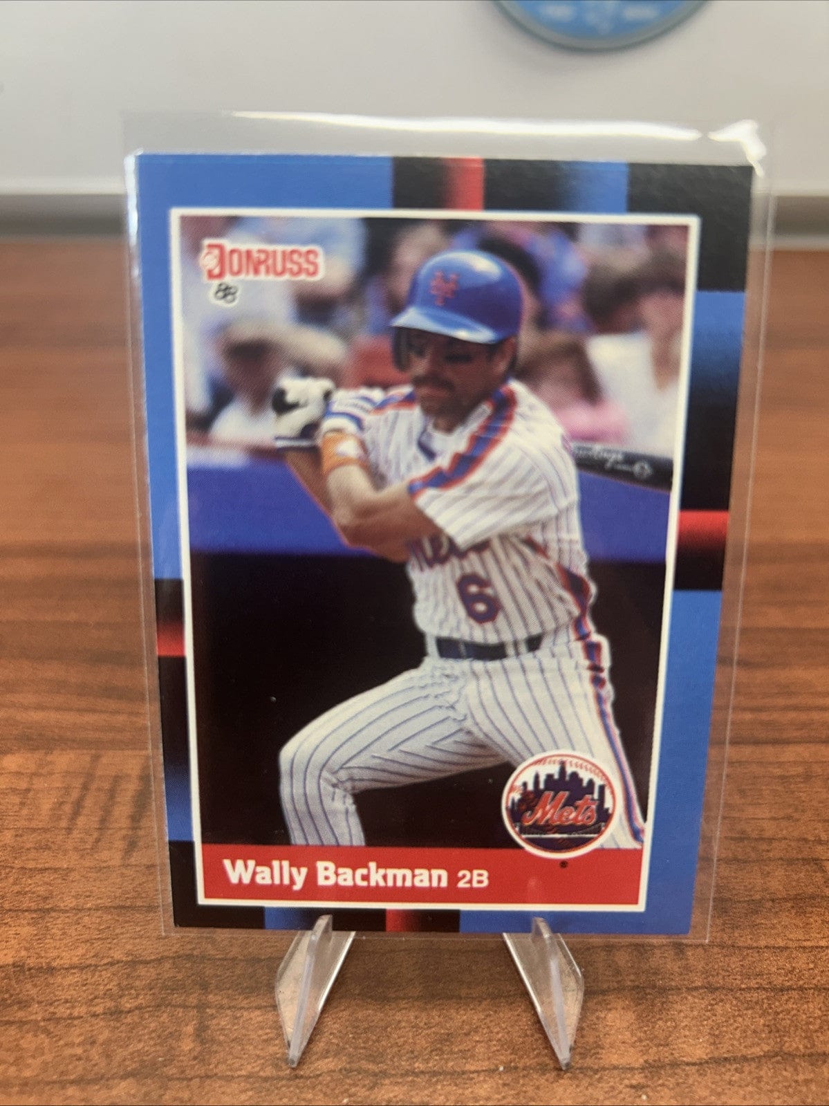 Wally Backman 1988 Donruss New York Mets #241