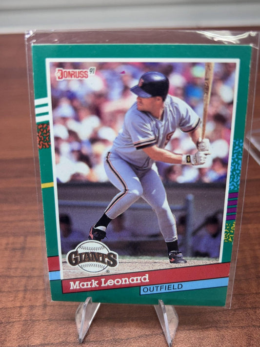 Mark Leonard RC 1991 Donruss #526b San Francisco Giants
