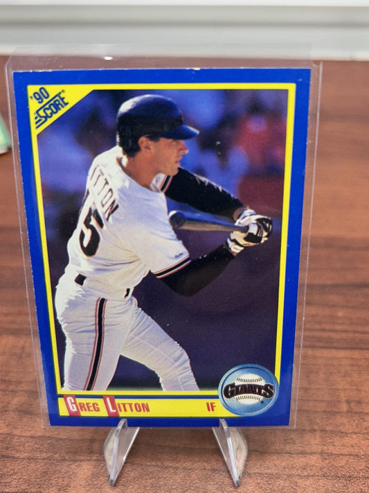 Greg Litton 1990 Score #497 San Francisco Giants