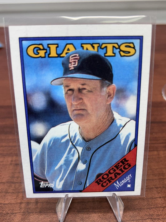 Roger Craig 1988 Topps #654 San Francisco Giants