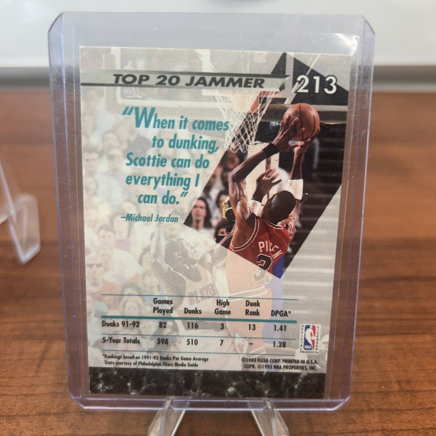 1992-93 Fleer Ultra Scottie Pippen NBA Jam Session #213 Chicago Bulls