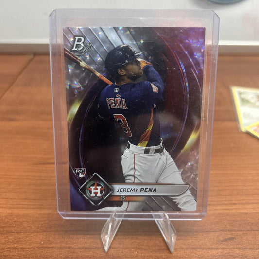 Jermey Pena 2022 Bowman Platinum Ice Foil Parallel Houston Astro Card