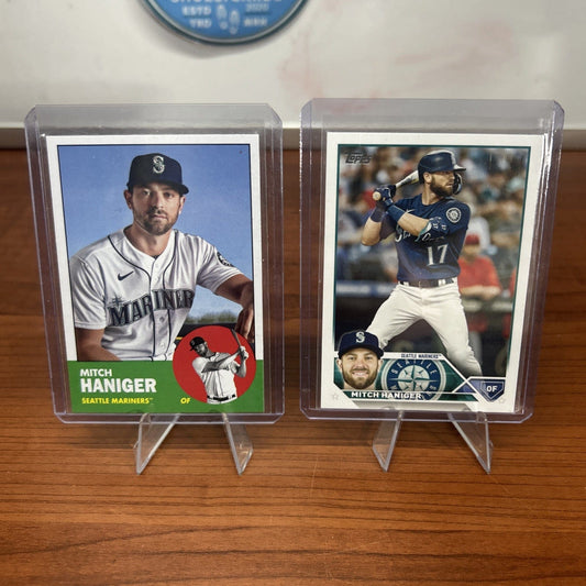 Mitch Haniger 2022 Topps Archives #28 Mariners + Bonus Card