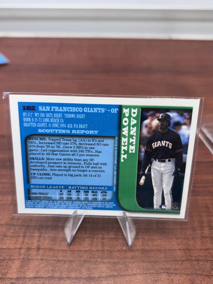 Dante Powell 1997 Bowman Chrome #162 San Francisco Giants