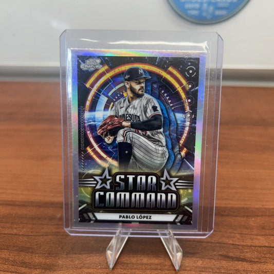 2024 Topps Chrome Cosmic Pablo Lopez Star Command #SC-15 Twins