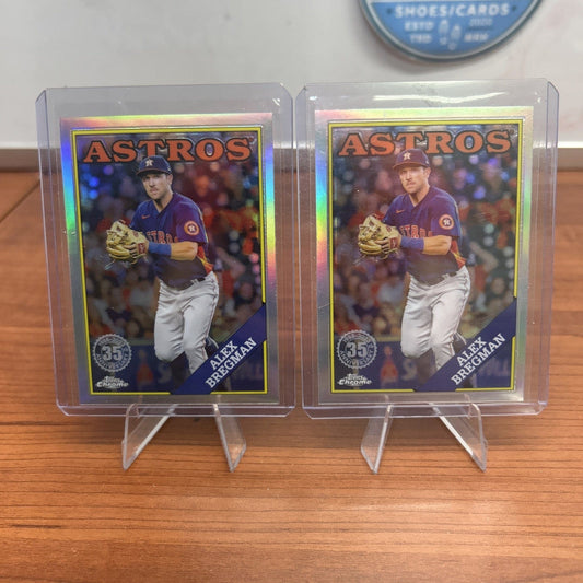 Alex Bregman 2023 Topps Chrome Baseball 1988 35th Anniv #88BC-7 Housto