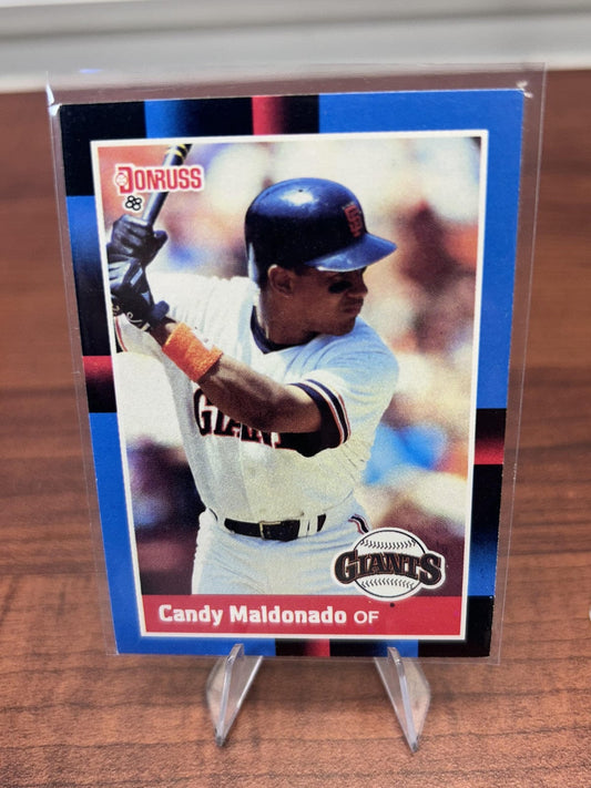 Candy Maldonado 1988 Donruss #391 San Francisco Giants