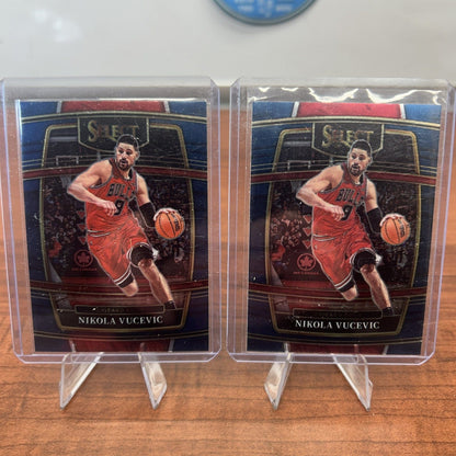 Nikola Vucevic 2021-22 Panini Select Basketball  #92 Chicago Bulls +Bo