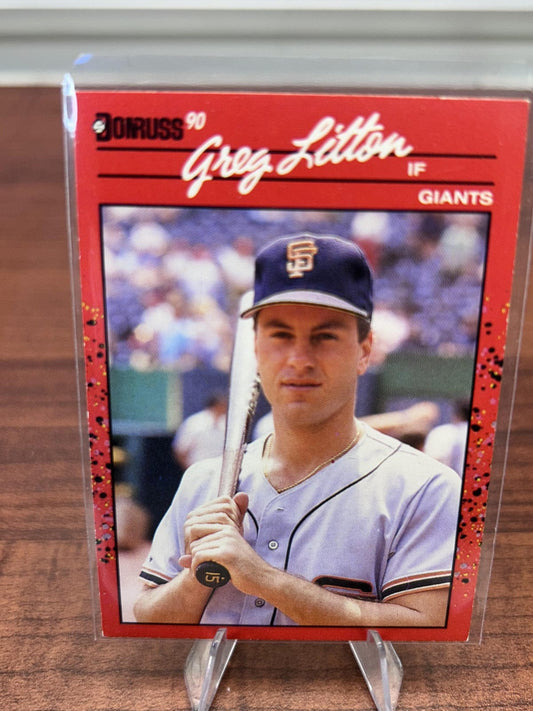 Greg Litton RC 1990 Donruss #453 San Francisco Giants