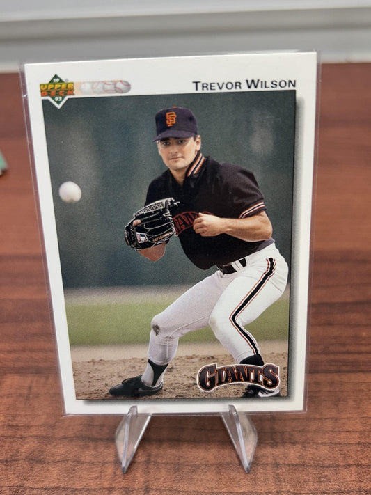 Trevor Wilson 1992 Upper Deck #337 San Francisco Giants