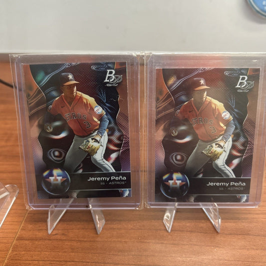 2023 Bowman Platinum Baseball # 23 Jeremy Pena