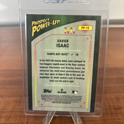 Xavier Isaac 2024 Bowman Chrome Prospect Power-Up Insert Card #PP-15 T