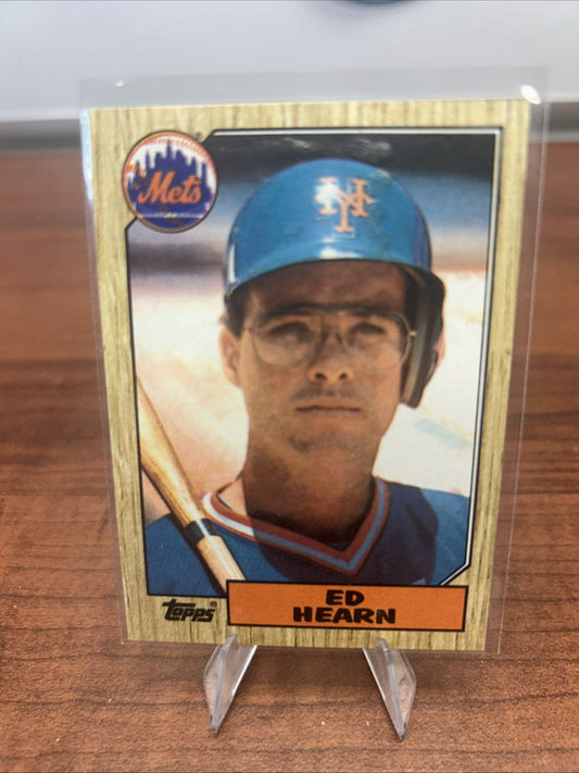 Ed Hearn 1987 Topps Baseball 433  New York Mets