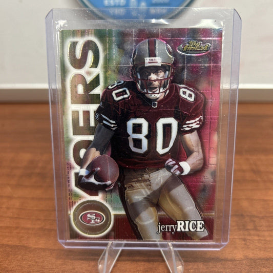 Jerry Rice 2000 Topps Finest Football Card #46