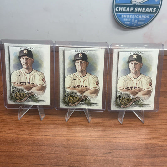 2022 Topps Allen & Ginter Baseball Base #8 ALEX BREGMAN Very Clean Car