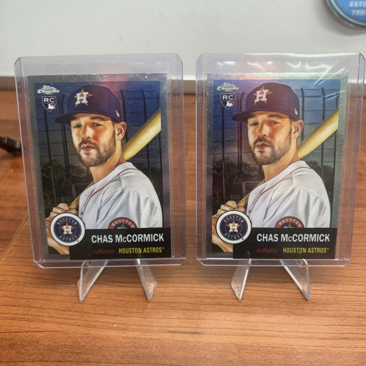 Chas McCormick RC 2022 Topps Chrome Platinum Anniversary #128 Houston